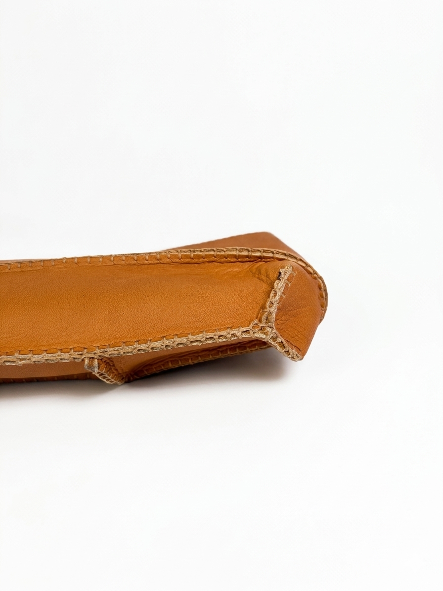 Handmade in Philly Leather Clutch – 100% Cowhide Leather Zippered Pouch