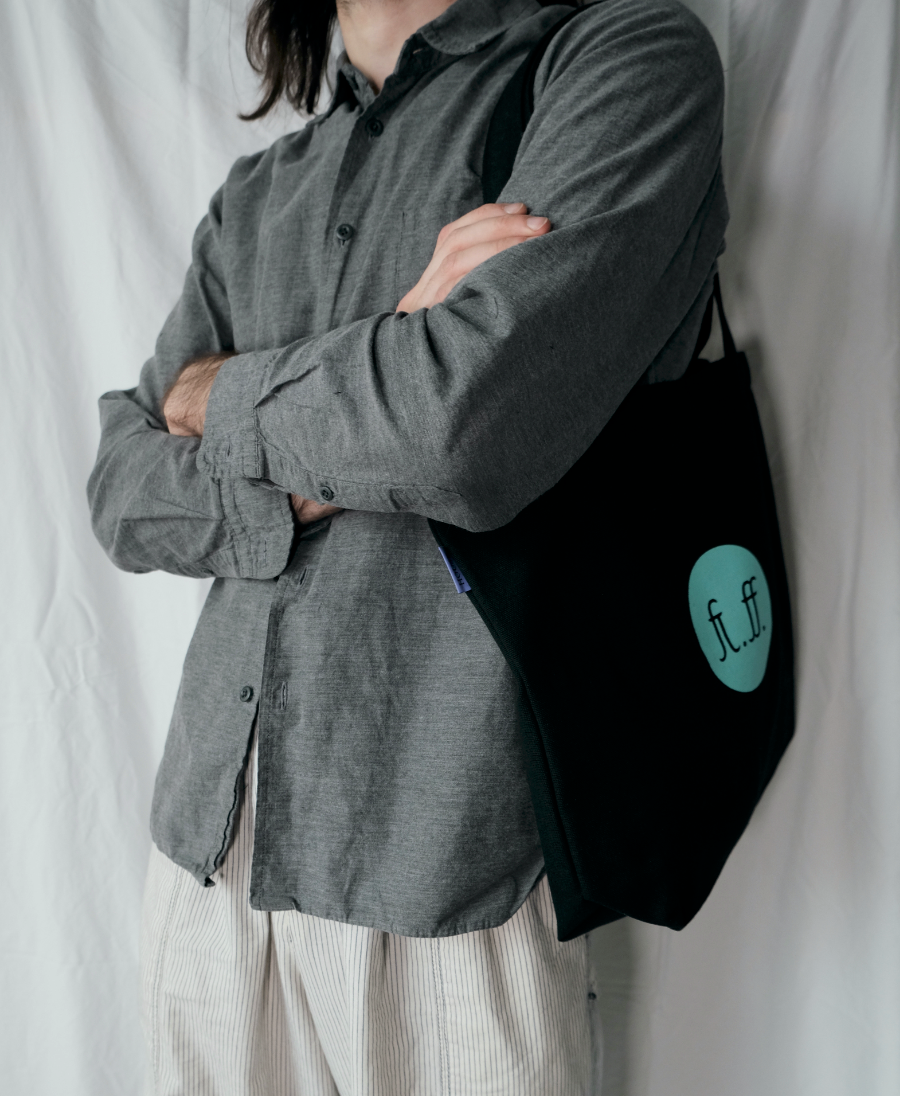 Black Tote Bag with Anther House Logo