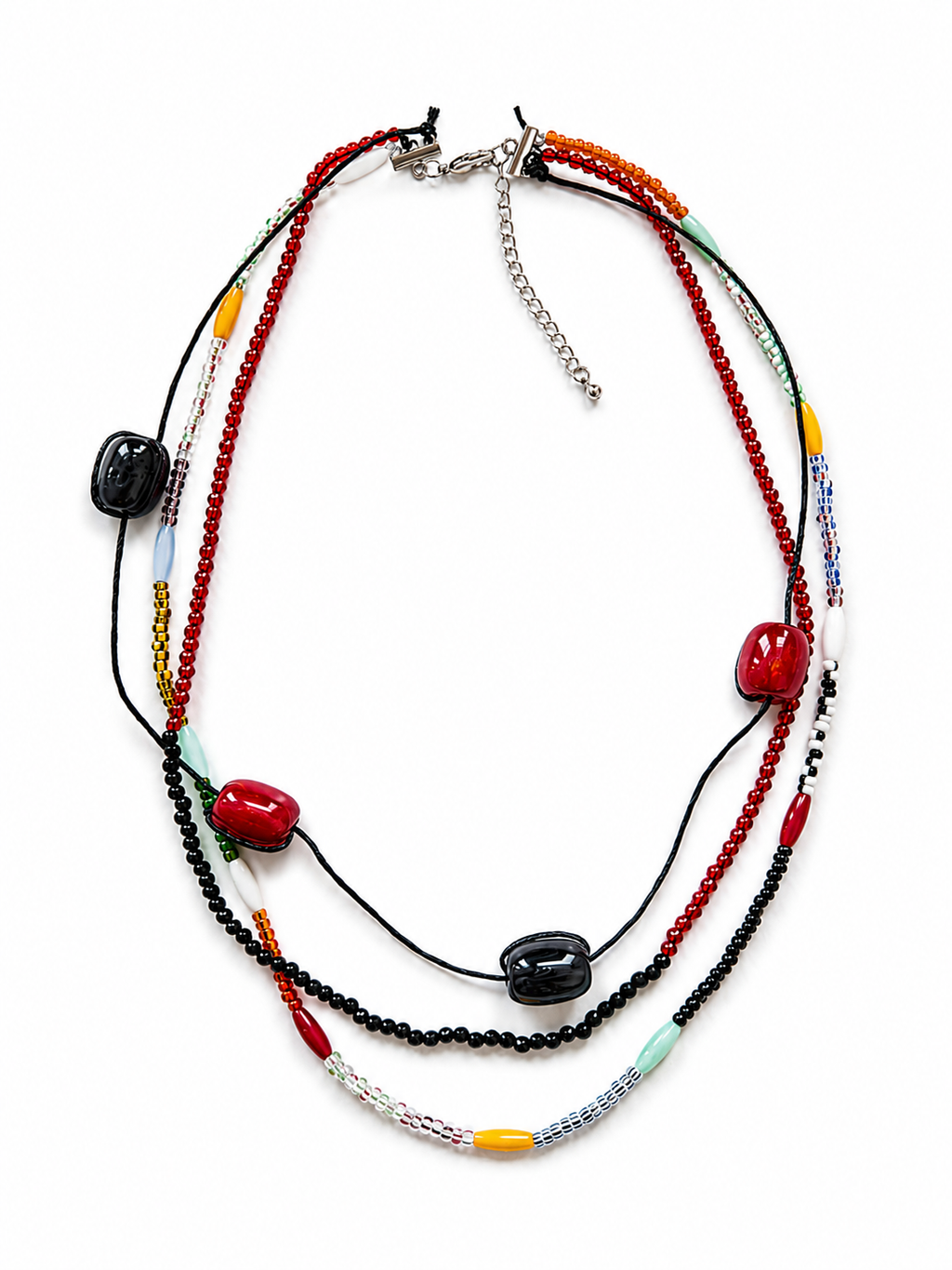 Miró Layered Beaded Necklace