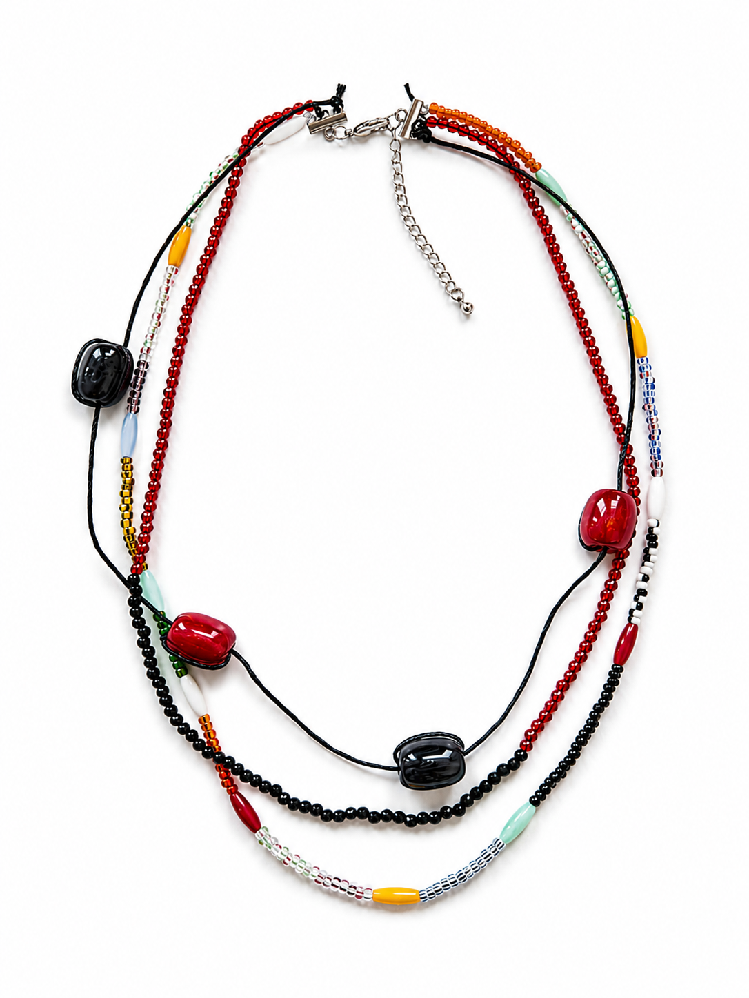 Miró Layered Beaded Necklace