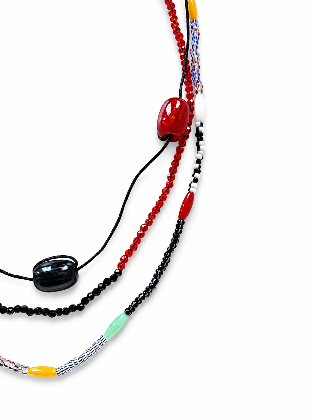 Miró Layered Beaded Necklace