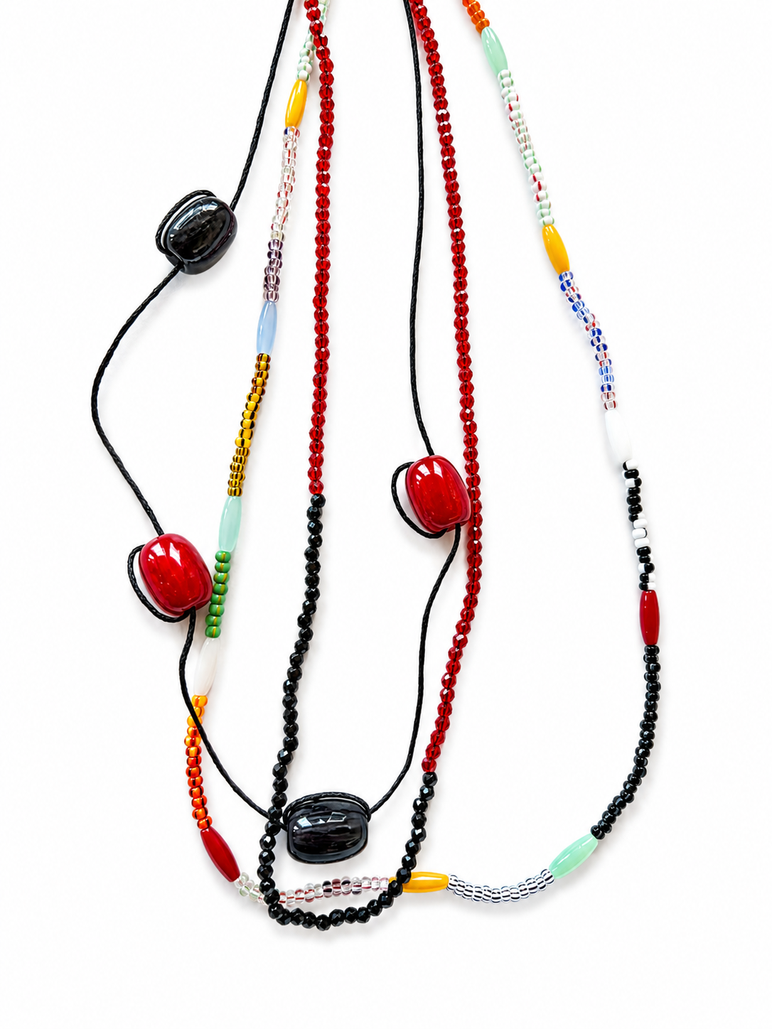 Miró Layered Beaded Necklace