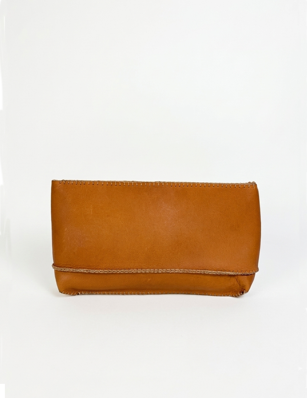 Handmade in Philly Leather Clutch – 100% Cowhide Leather Zippered Pouch