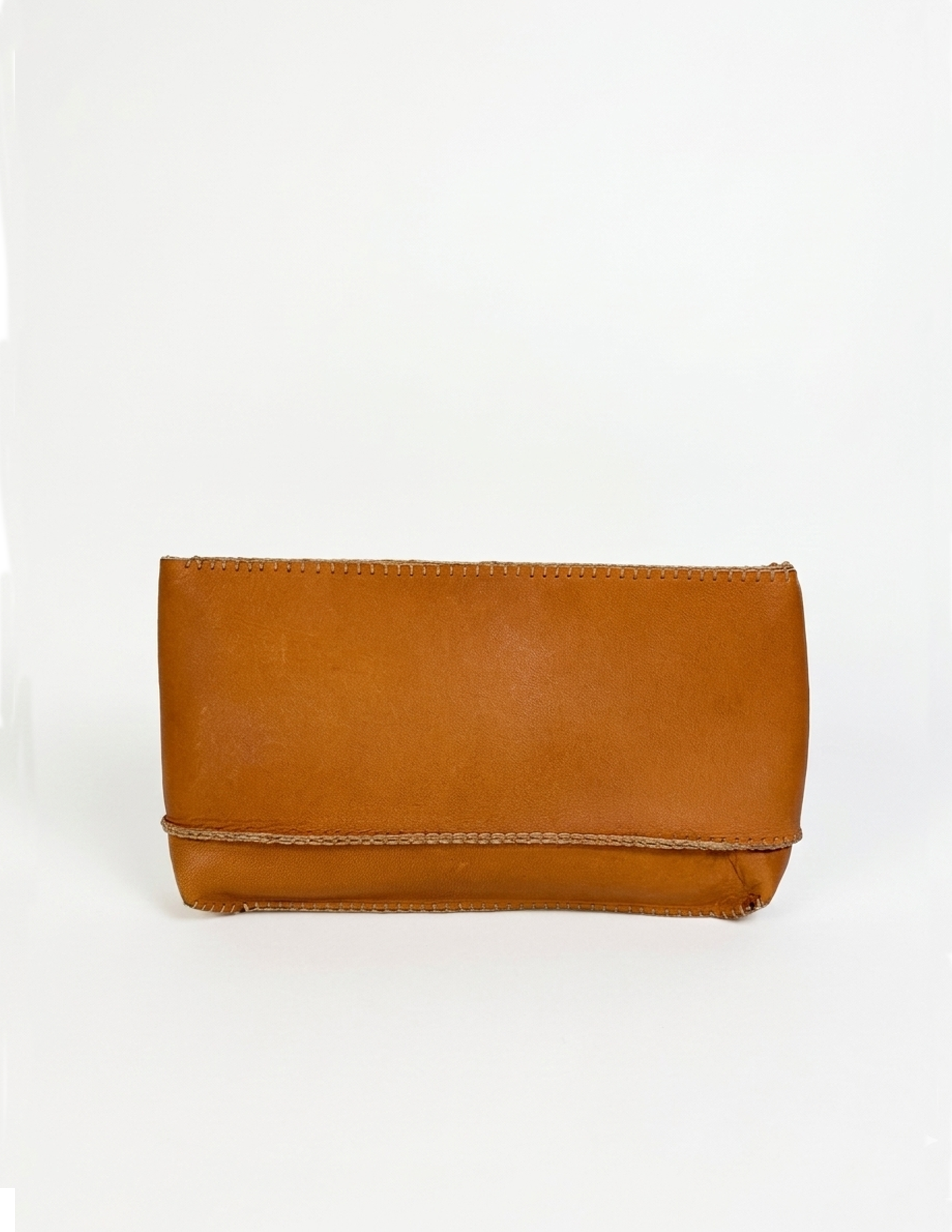 Handmade in Philly Leather Clutch – 100% Cowhide Leather Zippered Pouch